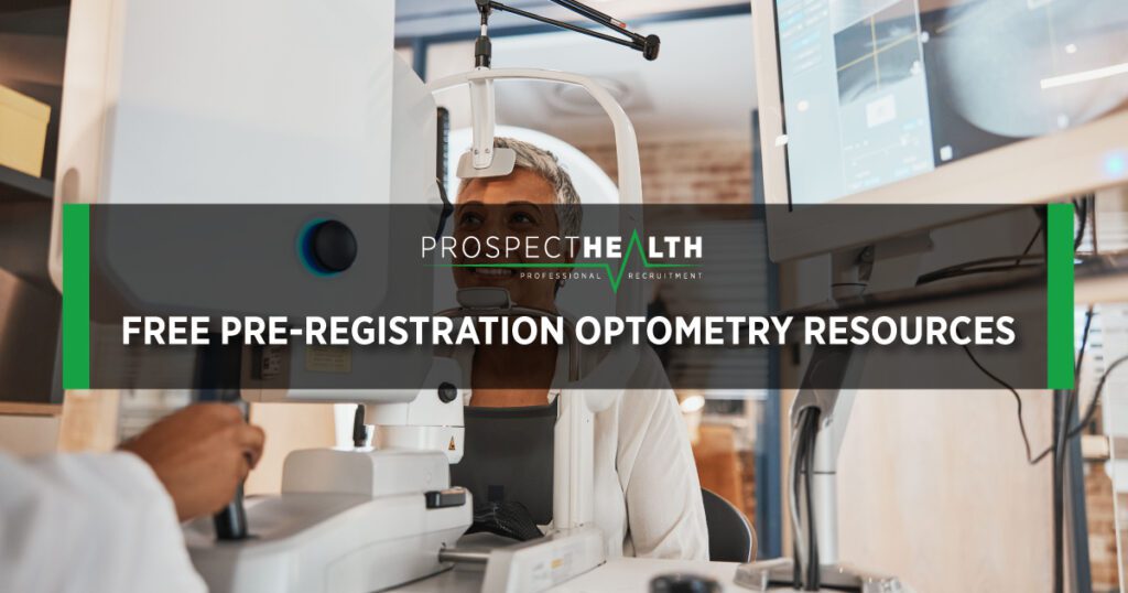 pre-reg optometrist resources